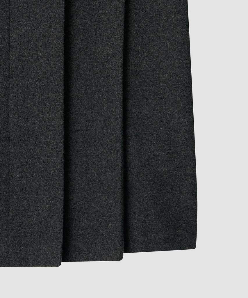 Deolil Ever Pleats Wool Skirt_Gray