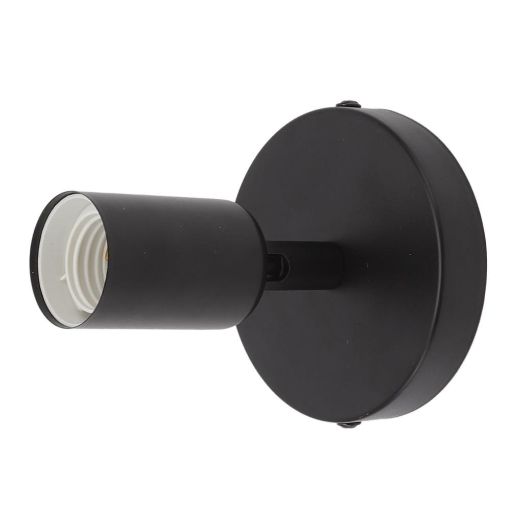 E26 E27 Wall Lamp Holder Modern Simple Wall Lamp Base for Bedroom Living Room Showcase