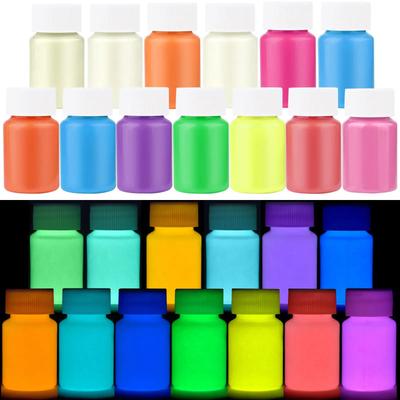 30g Glow In The Dark Liquid Pigment Luminous Resin Pigment Fluorescent Long-Lasting Acrylic Paints Nails Artwork Party Supplies