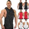 Premium Qualität Herren Fitnessbekleidung Bodybuilding Stringer Hoodie Tanktop Muskelshirt T-Shirt