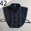 Oxford Textile Cotton Fake Collar for Men Unisex Versatile Spring Summer Fashion Business Collar Inside Office Work Fake Shirt