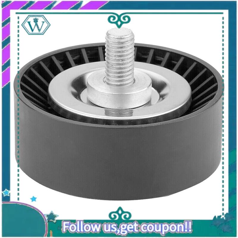 AA92-11281440378 New Tensioner Idler Pulley Fit For BMW E81 E82 E87 E90 E91 E92 E83 Spare Parts Blacksilver