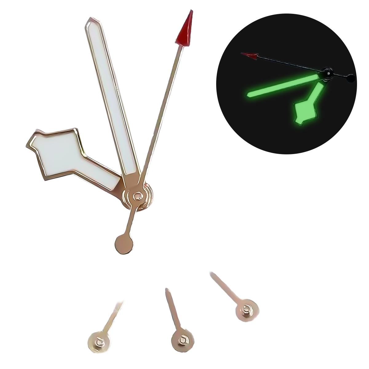 Аксессуары для часов Для VK63 VK64 Стрелки Белые Черные Стрелки-снежинки для VK63/VK64 Кварцевый механизм Для мужских часов