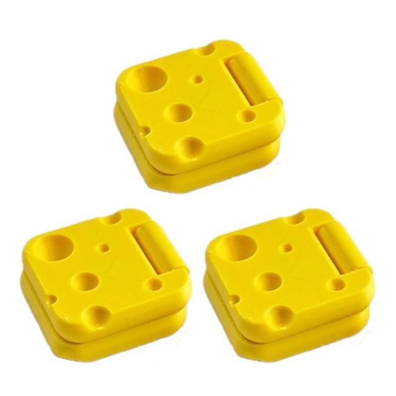 1/3Pcs Cheese Slider Pocket Size Fidget Toy Smooth Slide Flip Spin Stress Relief For Adults