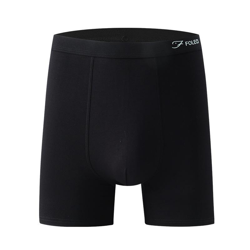 

Мужское удлиненное спортивное нижнее белье Мужские дышащие трусы-боксеры с высокой талией больших размеров 6XL чёрный