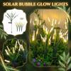 Solarbetriebene Außen-Rasenleuchte LED-Blasensäulenlicht Wasserdichte Gartendekorations-Erdspießleuchte für Terrasse Weg Landschaftsbeleuchtung