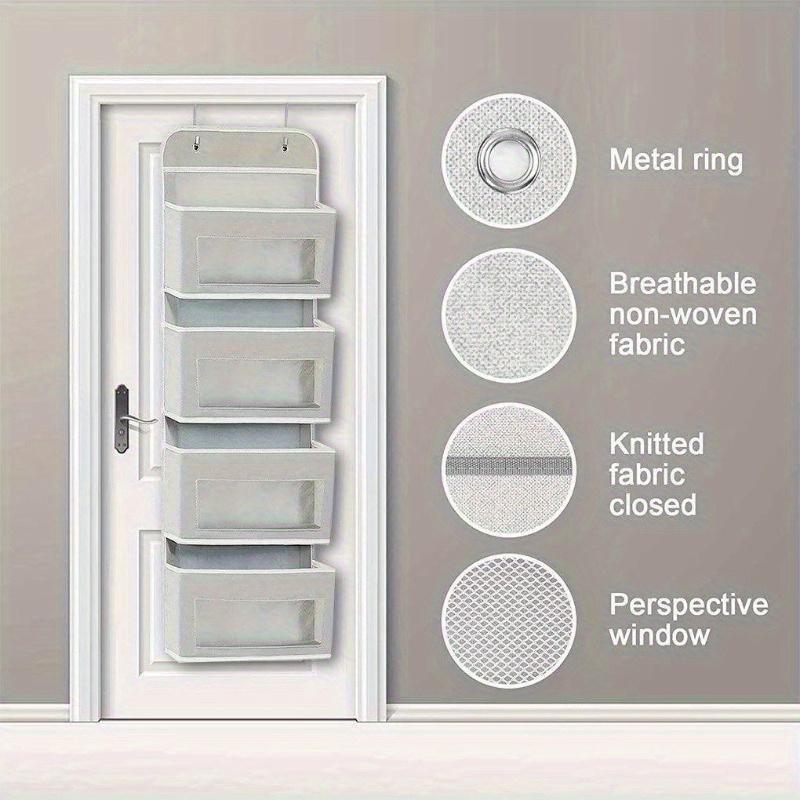 Geantă de depozitare agățată pentru haine de sufragerie Dulapuri cu suport de buzunar din plasă pentru uz casnic, cameră de joacă, organizator de sortare