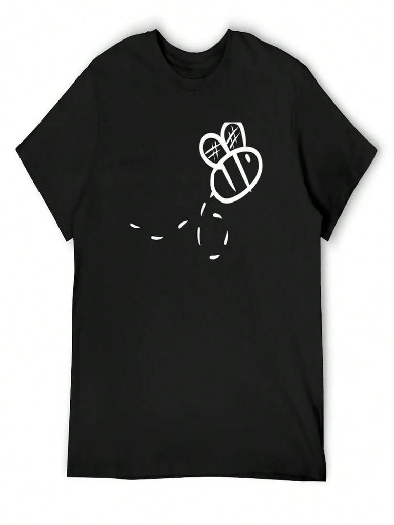 Aesthetic Honey Bee Drawing __Animal Lover Gift Idea (White) T-Shirt Funny Costumes Unisex T Shirt