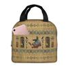 Anubis Egyptian God Insulated Lunch Bag for Women Office Cooler Thermal Food Box Tote Leakproof Lunch Boxes Container