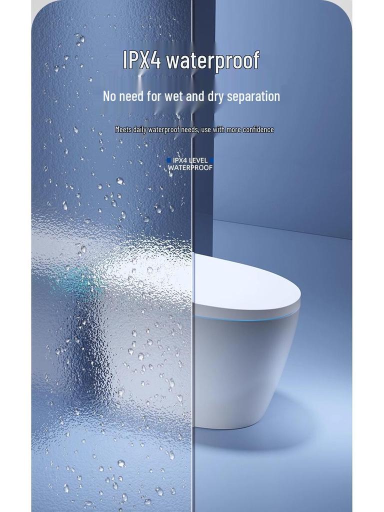 Genuine Smart Toilet with Automatic Flip Lid, Instant Heating, Voice Control, Siphon Technology, and No Water Pressure Limitations.