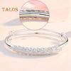 Women Bangle Copper Silver Color Curved Adjustable Smooth Polished Luster Wrist Jewelry Anniversary Birthday Gift Lightweight Bangle