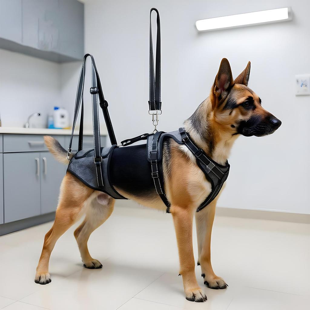 Dog Full Body Lift Support Sling Carrying Aid Vest Brace For Injured Mobility-Challenged Disabled Recovery Rehabilitation Train