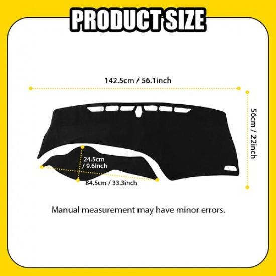For 2012 2013 2014 2015 Honda Civic Dashmat Dashboard Cover Dash Mat Pad Carpet