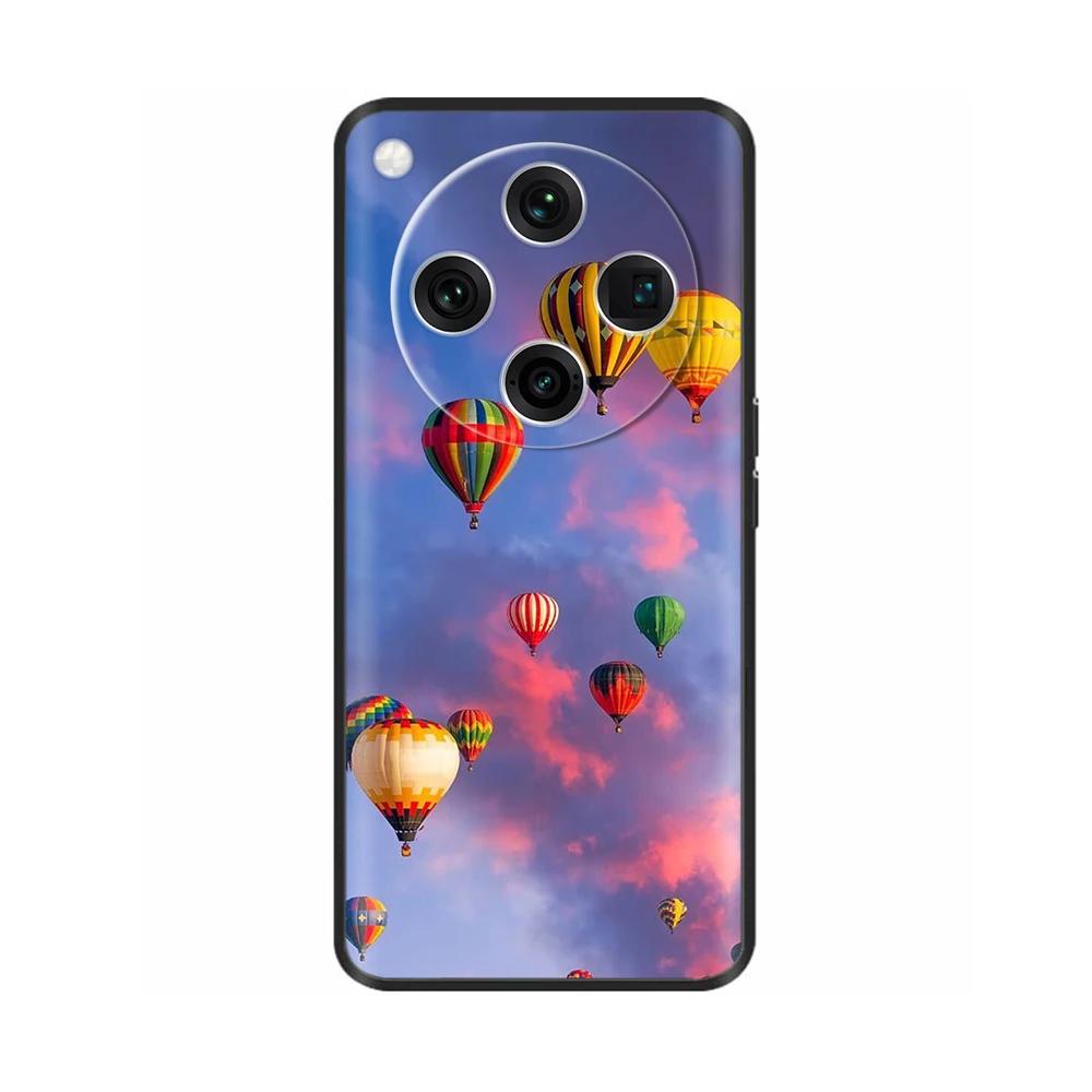 Painted Cover For Oppo Find X8 Pro Soft Black Silicon Back Cover Cases For Oppo Find X8 Findx8 Pro Shockproof Shell Cases Bumper