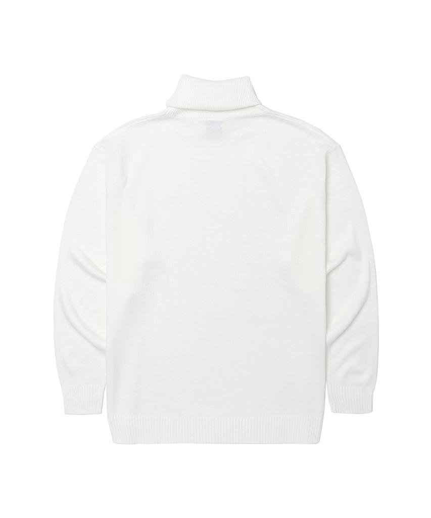 UCLA Basic Logo Turtleneck Sweater [Ivory](Uyalk12_22)