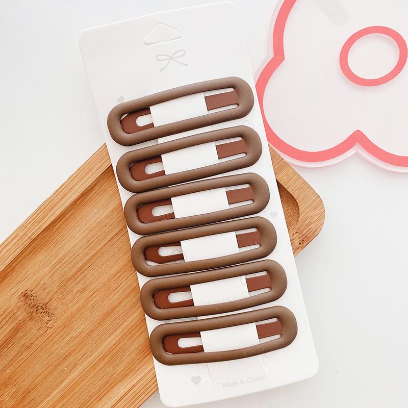 Hochwertige Mattierte Ovale Basis-Haarnadeln Damen Mädchen Haarspangen Nadeln Haarspangen Accessoires Haarspange Haargreifer Kopfschmuck