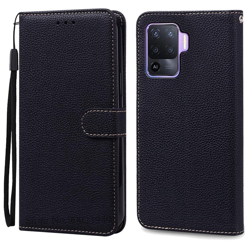 Covers For OPPO Reno 5 Lite Case Soft Silicone Wallet Leather Flip Case For OPPO Reno5 Lite Phone Case Carcasa Casing Book Cover