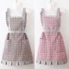 Fashion Princess Dress Double Pocket Anti-Stain Ladies Apron Kitchen Cooking Lace Cleaning Waist