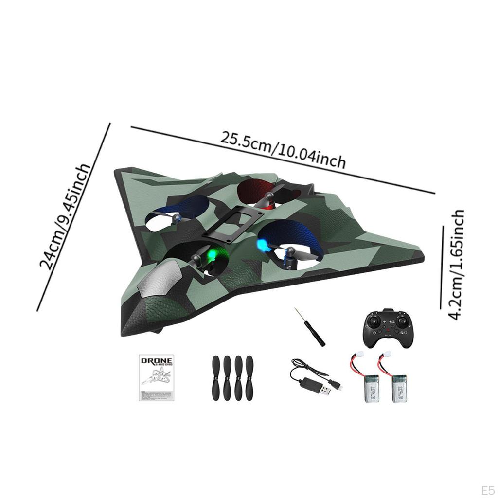 Foam Remote Control Airplane Fighter Jet Model Roll Gifts for Kids Boys Portable Lightweight Hobby