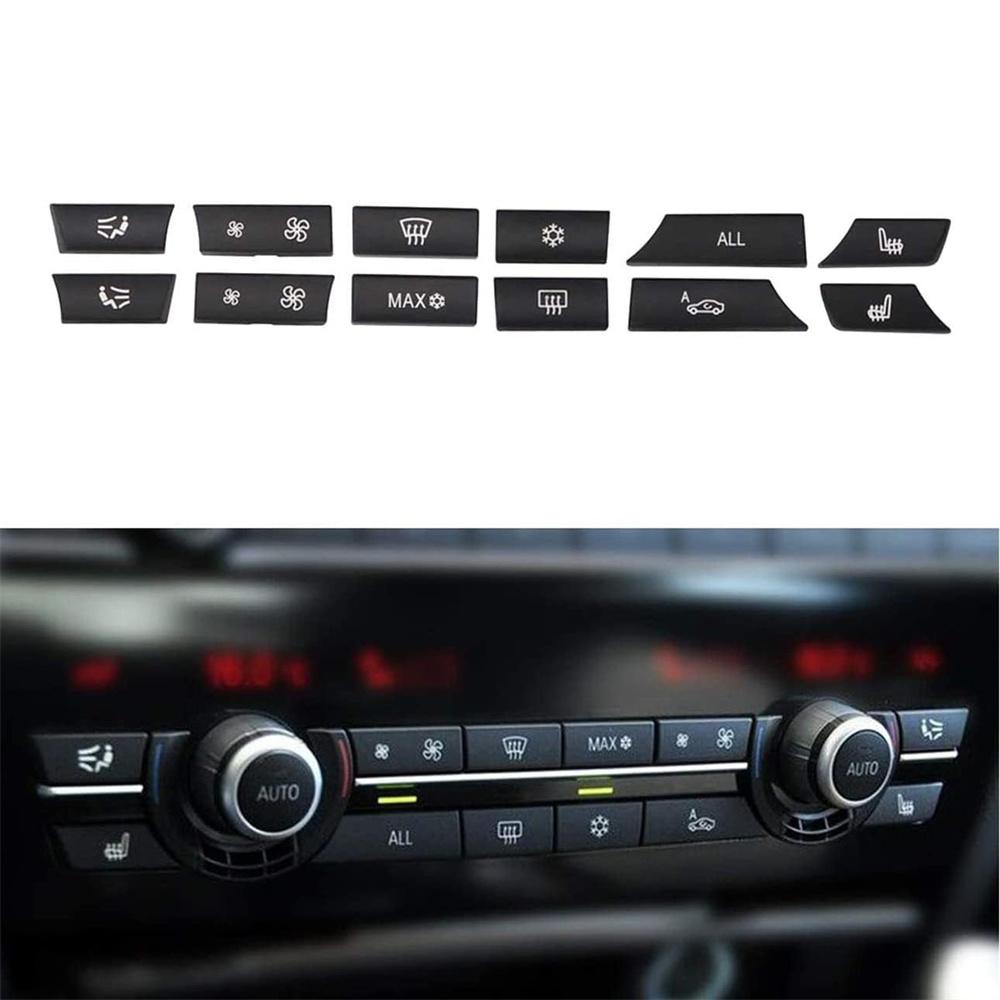 AC Climate Control Button Repair Decals Stickers For BMW 5er 6er 7er F10 F12 F01