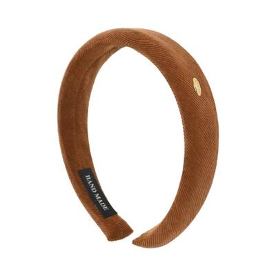 Oooho Shu Shu Corduroy Hair Band - Brown