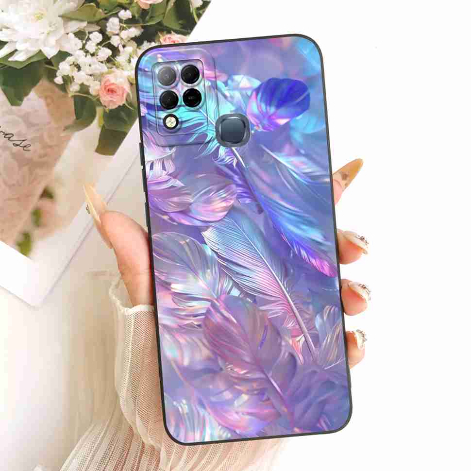 Θήκη για Infinix Hot 10s Μοντέρνο Ζωγραφισμένη Πεταλούδα Μαλακή Σιλικόνη Κάλυμμα Κινητού Για Infinix Hot10s Hot 10s X689B X689 Θήκες