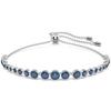 New Product S 925 Pure Silver Sea Blue Round Diamond Emily Women's Bracelet Fashion Luxury Jewelry
