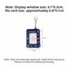 High Quality 3inch Card Holder Denim with Keychain K-Pop Idol Photo Card Storage Case Display Y2K Photocard Holder Bag Pendant