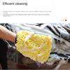 1PCS Car Wash Glove Coral Mitt Soft Anti-scratch for Car Wash Multifunction Thick Cleaning Glove Car Wax Detailing Brush