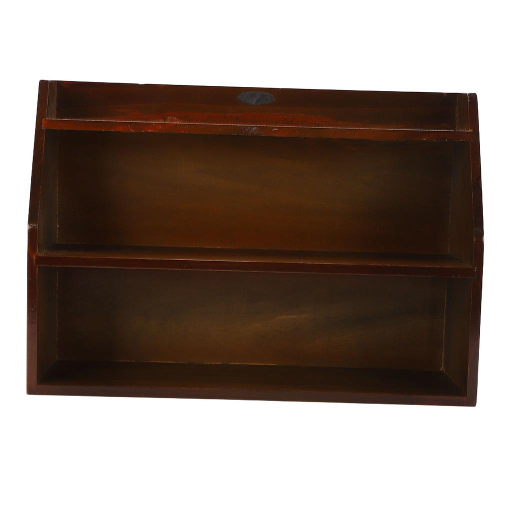   Wood Storage Rack Stable Minimalist Space Saving Wall Mounted Display Shelf for Teacups