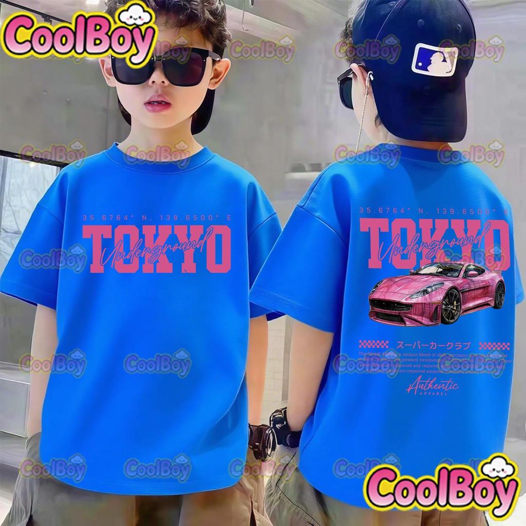 New Cool and Fashionable Children's Clothing Cartoon Racing Comfortable