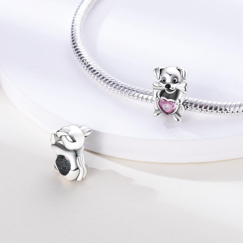 Animal Collection Charm Beads Fit For Charmhub Bracelet Jewelry Making Copper Dog Owl Turtle Monkey Butterfly Charm Beads