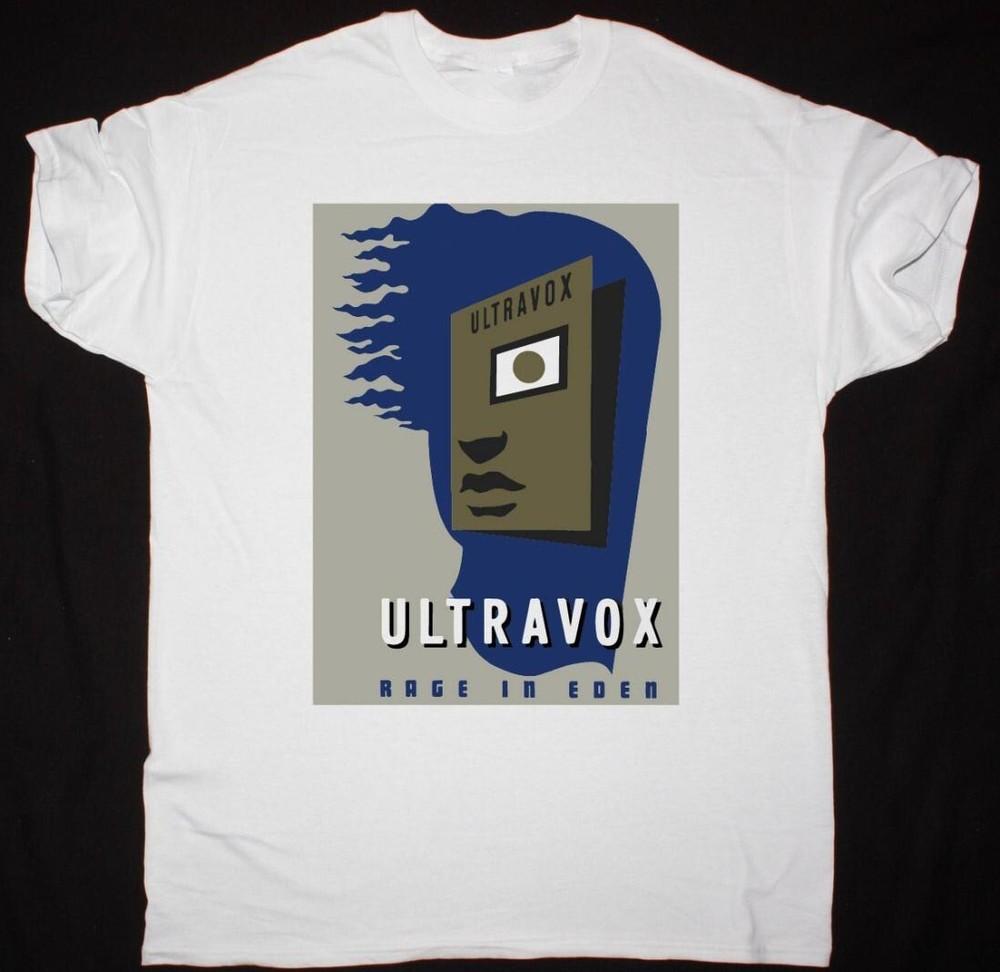 ULTRAVOX RAGE IN EDEN Heavy Cotton White All Size Shirt TR450 Unisex T-Shirt M