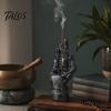 Durable Resin Palm Statue Palmistry Hand Incense Holder, Statue, Decorative Meditation Space Supplies Stick Ancient Mystical Sculpture for Home Table
