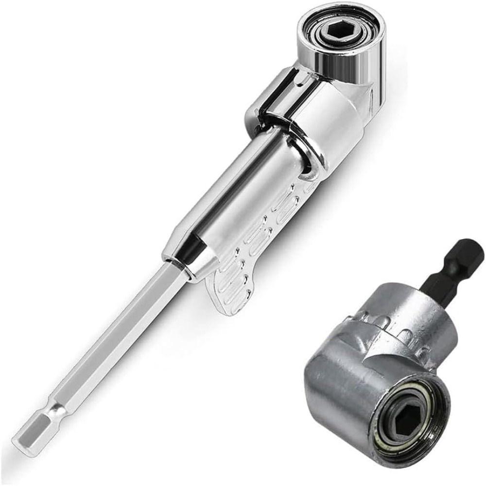 

1 комплект адаптера для патрона серебряной дрели 1/4 дюйма, шестиугольная ручка, прочный винт с резьбой, сверло