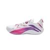 Li Ning Jump 1 Super Trendy Comfortable TPU Shock Absorbing Wear Resistant Low Top Basketball Shoes Men Sneaker White Purple ABFV005-14