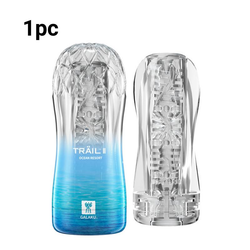 Male Masturbator Cup Soft Pussy Sex Toys Transparent Vagina Adult Endurance Exercise Reusable Vacuum Pocket Cup for Men