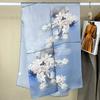 Hangzhou 100% Natural Real Silk Scarf for Women Bandana Long Scarves Kerchief Hijab Neckerchiefl Wraps Echarpe Foulard Female