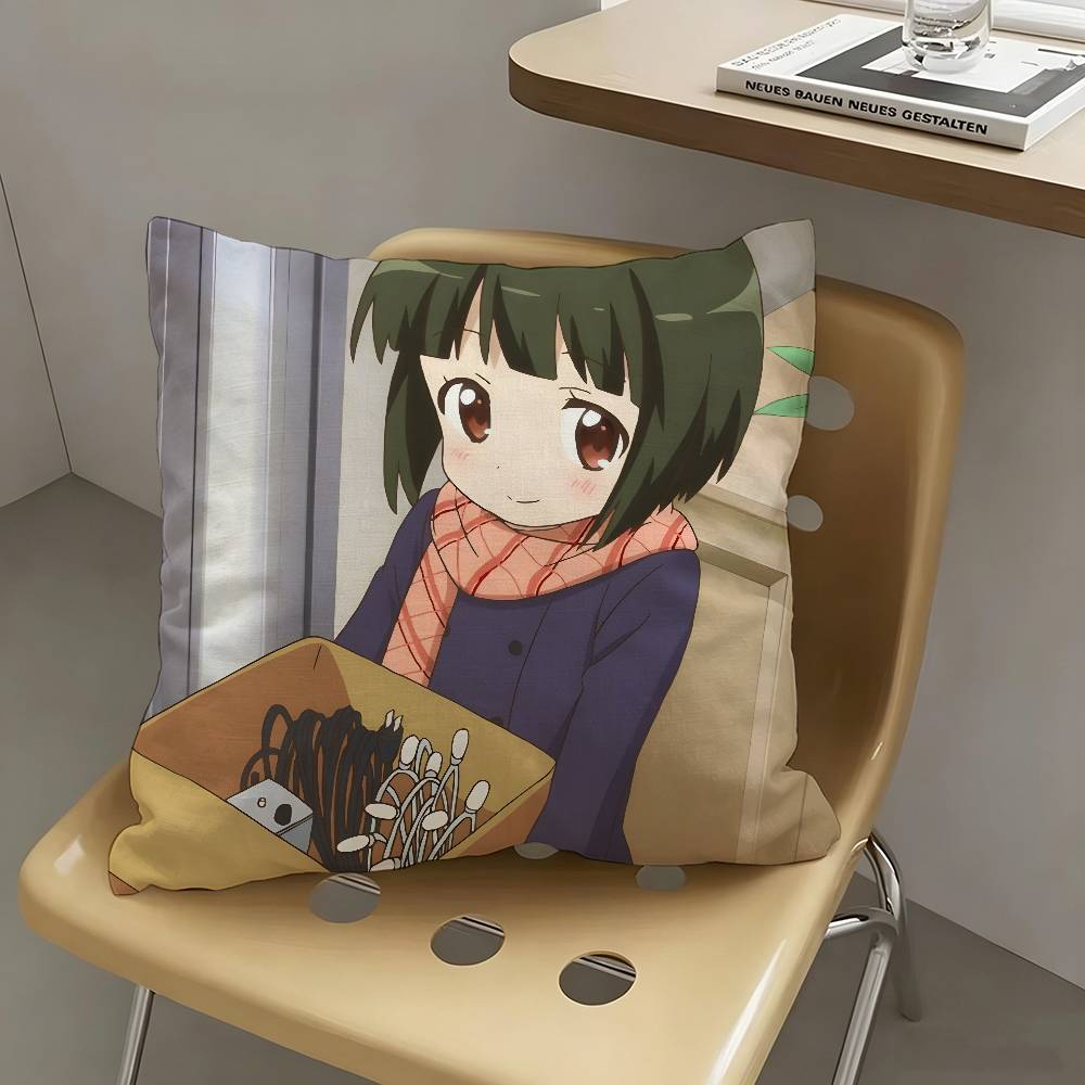 1pc Shinobu Omiya Kiniro Mosaic Pillow Case Fashion Square Pillowcase Bedroom Sofa Room Ins Decoration Leisure