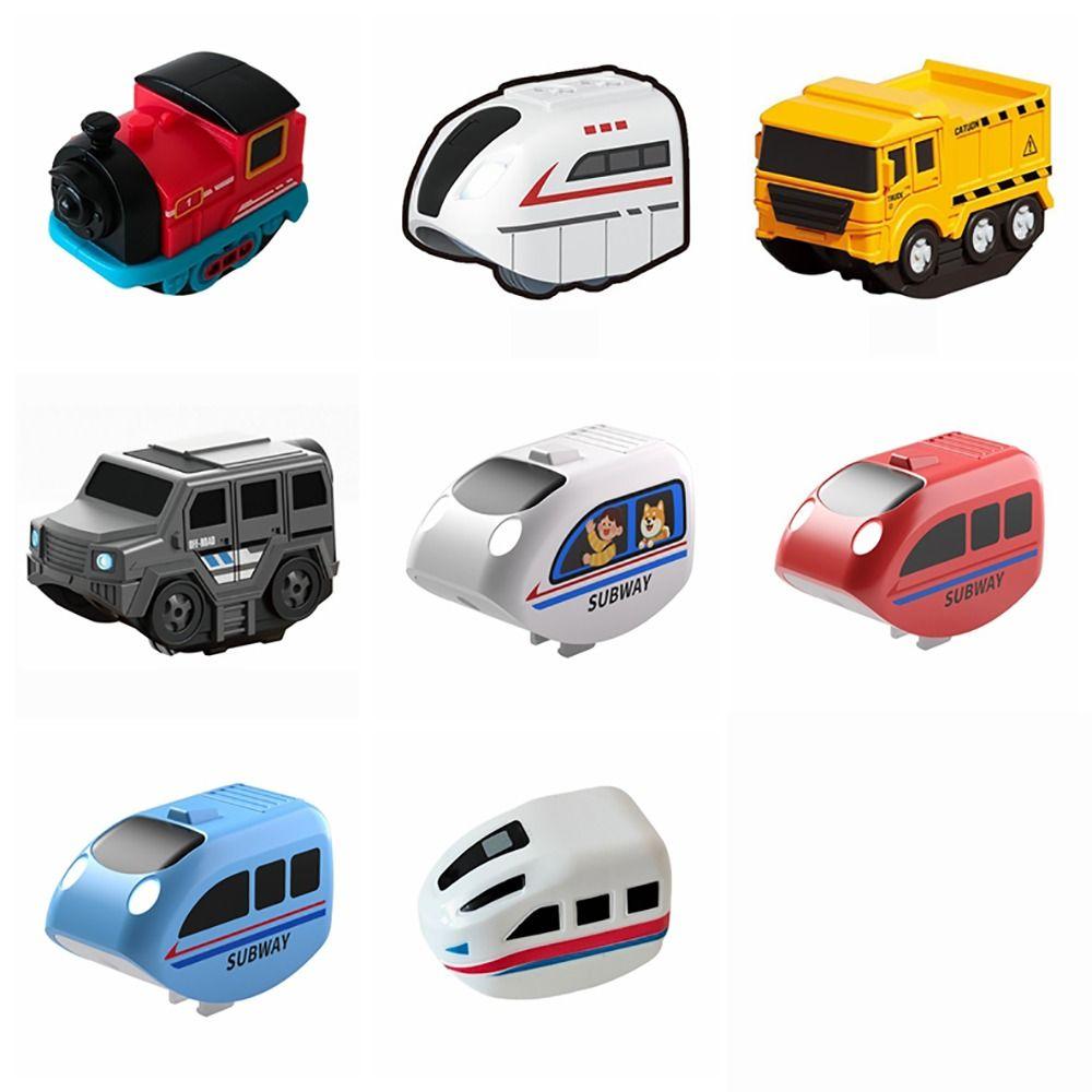 Plastic Magnetic Tracks Train Smooth Steady Driving Magnetic Train Diecast Toy  Kids Toy