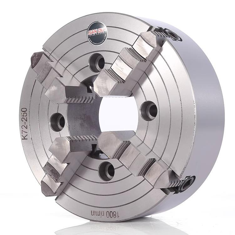 K72-250 Adjustable Three/Four-Jaw Single-Action Eccentric Lathe Chuck