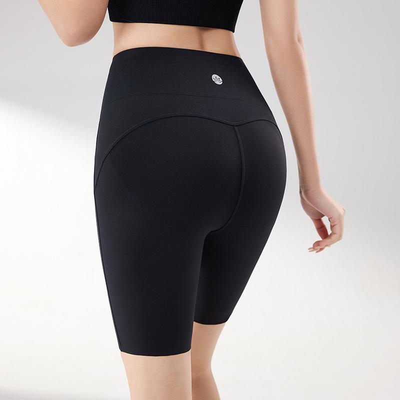Women's High-Waist Yoga Cycling Shorts - Summer Fitness & Running Wear