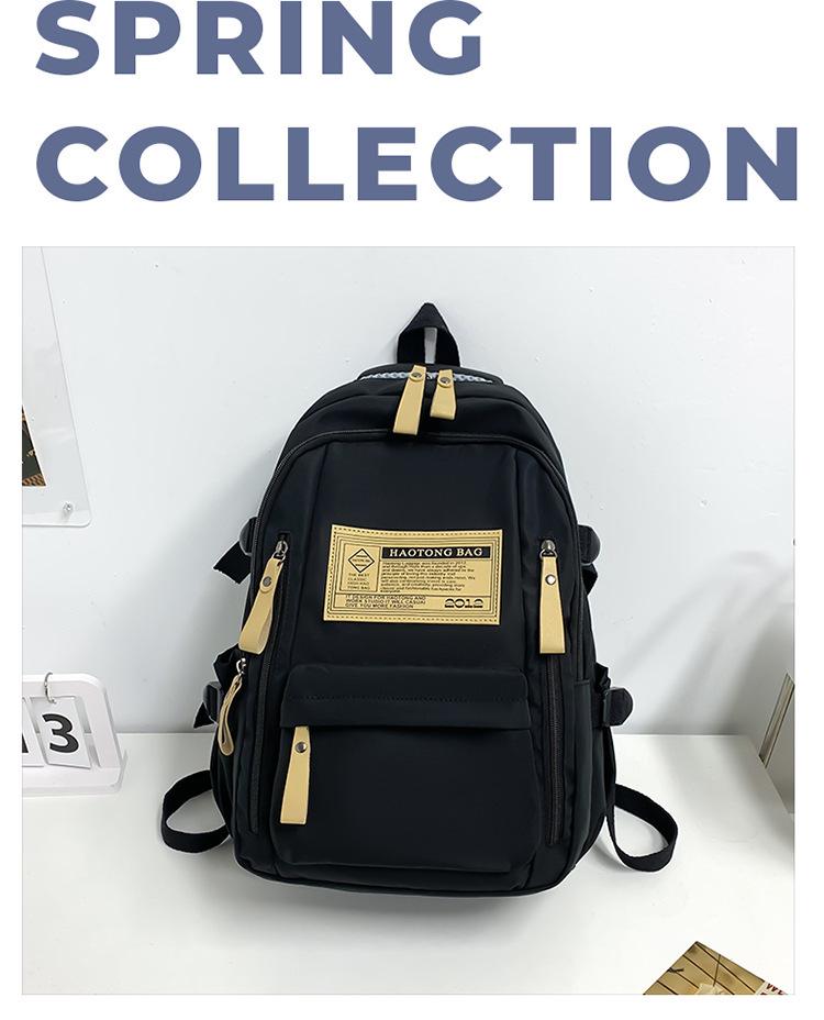 Koreansk ryggsekk med stor kapasitet for studenter og pendling