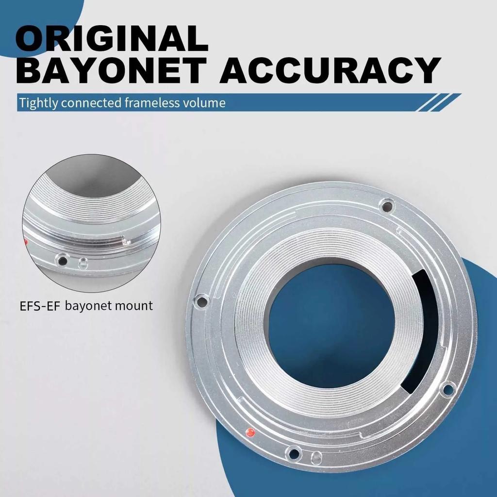 Professional EFS 10-18mm To EF Adapters Rings Metal Bayonets Mount AntiGlare Treatments for Full Frame Video Production