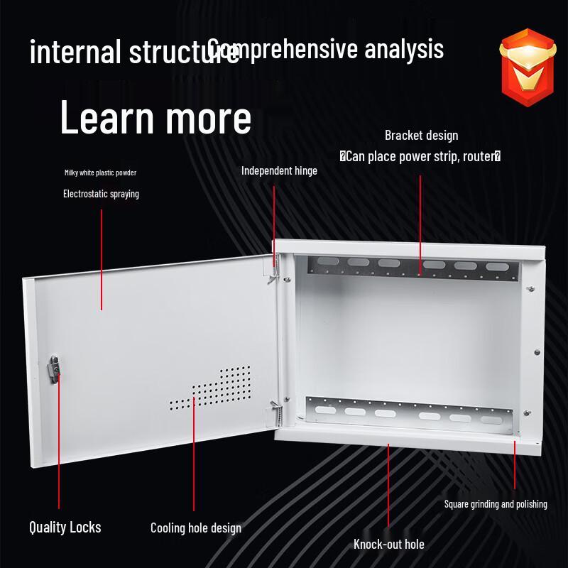 Zhuochi Home Verdeckte Glasfaser- und Elektro-Verteilerdose CN-Stecker (Adapter enthalten)