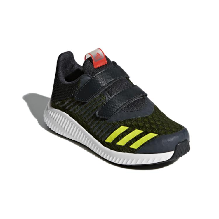 Adidas Fortarun Cool Cf K Wide Breathable Low top Kids' Running Shoes Black Yellow Kids' BB7779