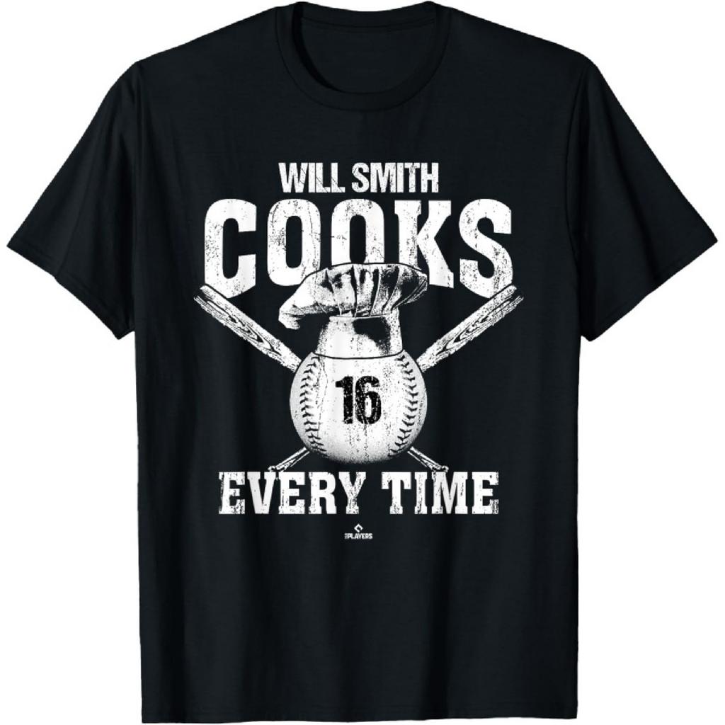 Cooks Every Time Will Smith Los Angeles Baseball MLBPA T-Shirt