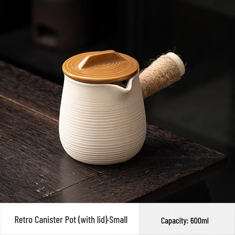 Otuo White Clay Side-Handle Tea Kettle
