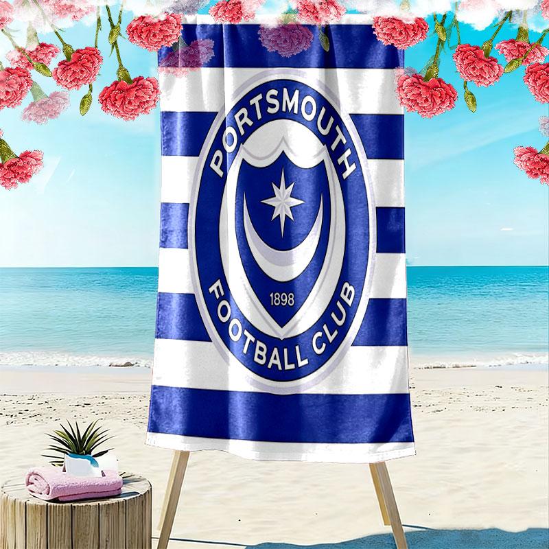 Pompey Beach Towel, Large Soft Quick Dry Towel for Beach Camping Swimming