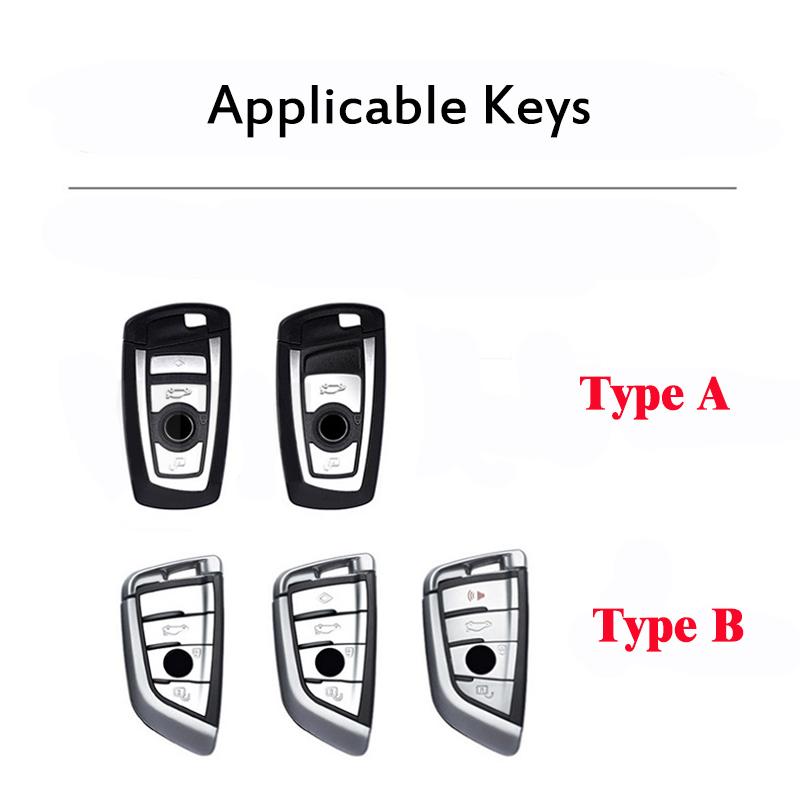Zinc Alloy Auto Key Fob Cover Case Fit For Bmw X1 X3 X4 X5 F15 X6 F16 G30 7 Series G11 F48 F39 520 525 F30 118I 218I 320I Auto Auto Accessories
